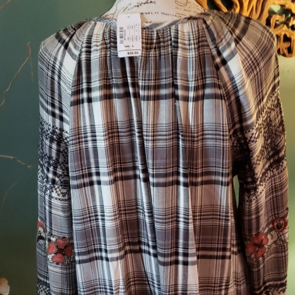 NWT C.J. Banks Peasant Blouse 14W - Picture 5 of 8